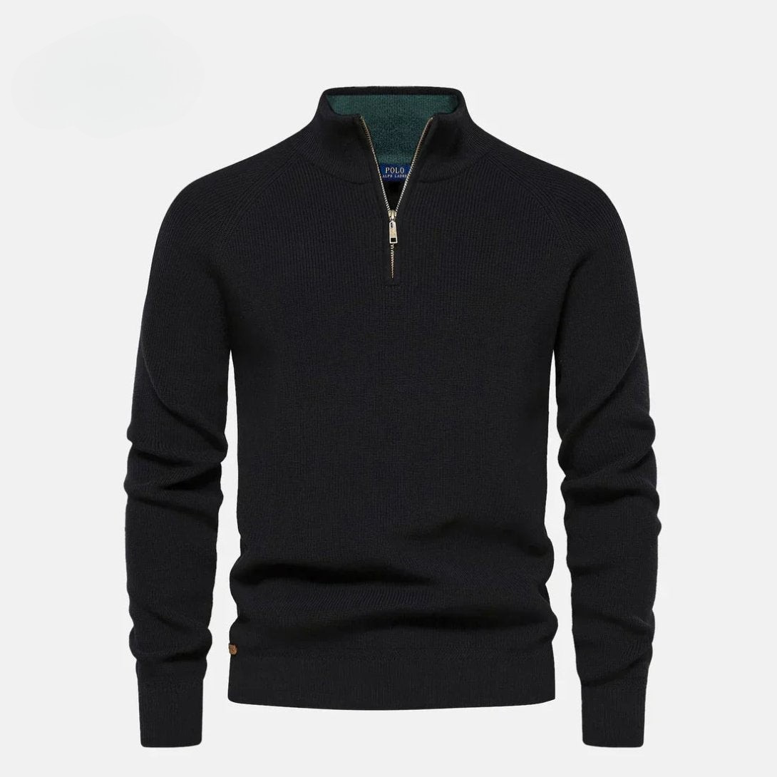 Half-Zip Wool Jumper